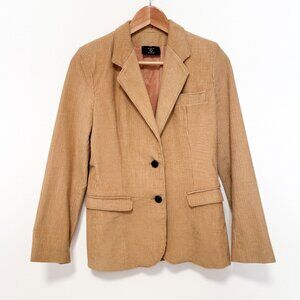 Vintage Tan Corduroy Blazer Size 5/6 XS